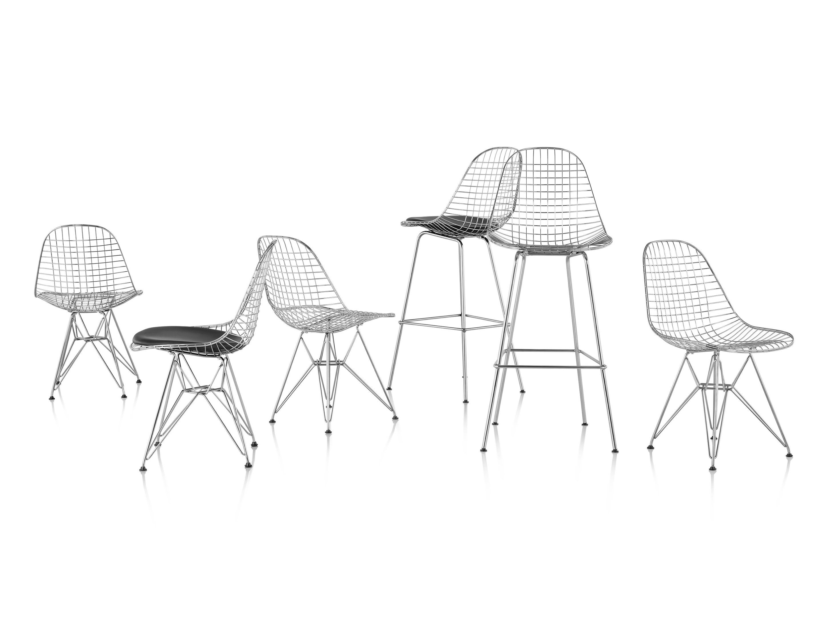 创意家具 - 坐具|餐椅|办公家具|设计师家具|伊姆斯金属线椅